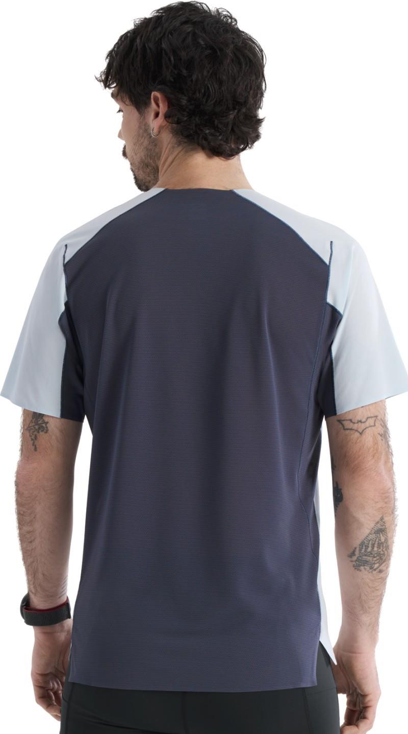 Norvan Downword Logo SS - Mens - alpine blue / dark stratus 1