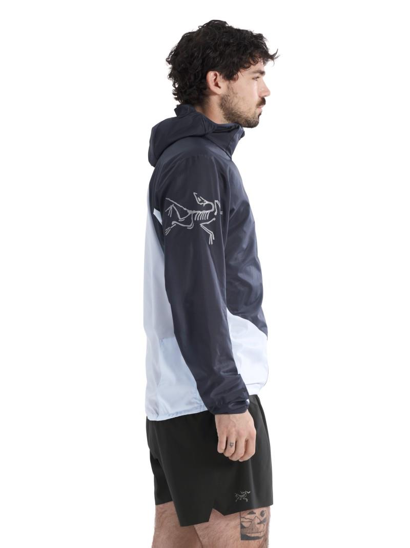 Norvan Windshell Hoody - Mens - dark stratus / alpine blue 1
