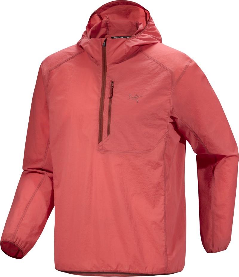 Ossa 1/2 Zip Hoody - Mens - stone red 1