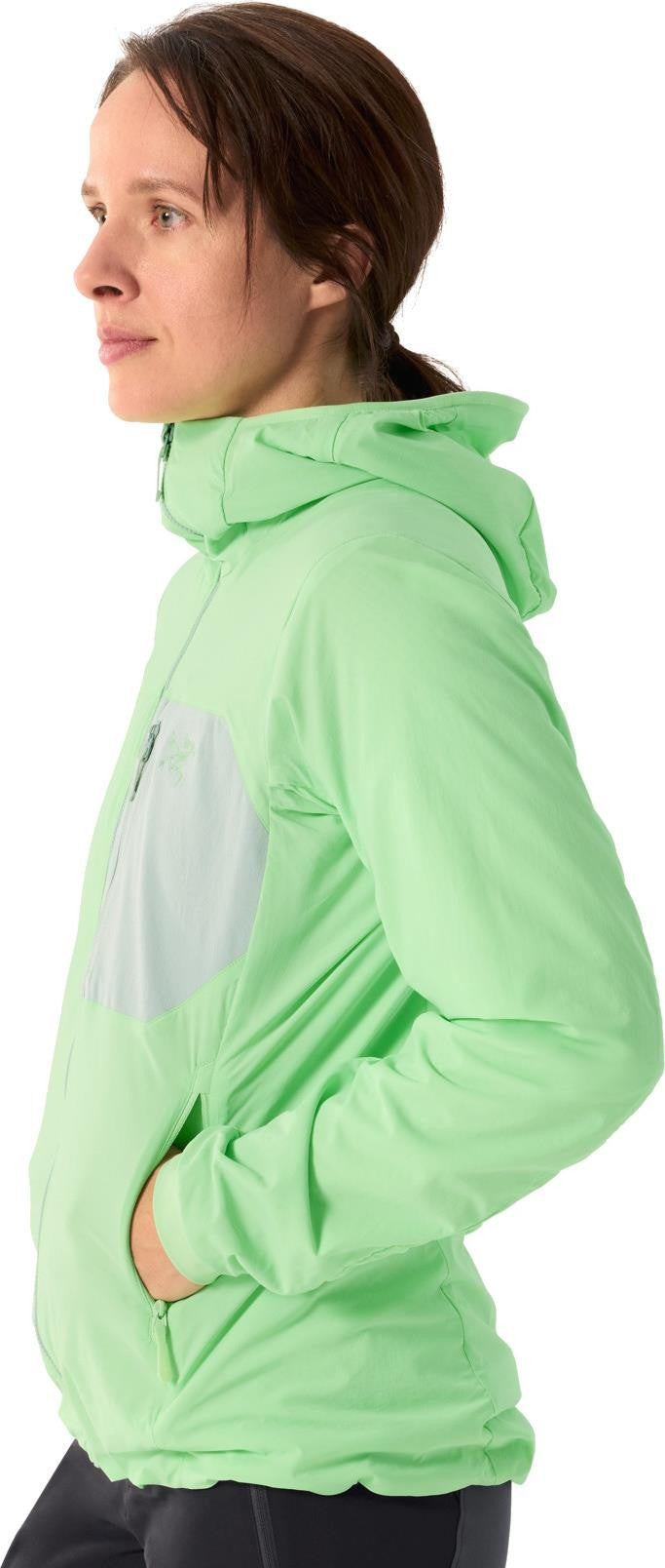 Proton SL Hoody - Womens - phosphorescent / stone green 1