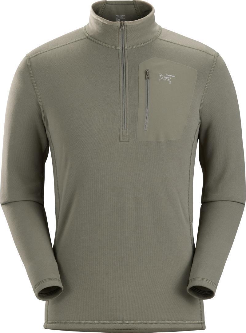 Rho Heavyweight Zip Neck - Mens - Forage 1