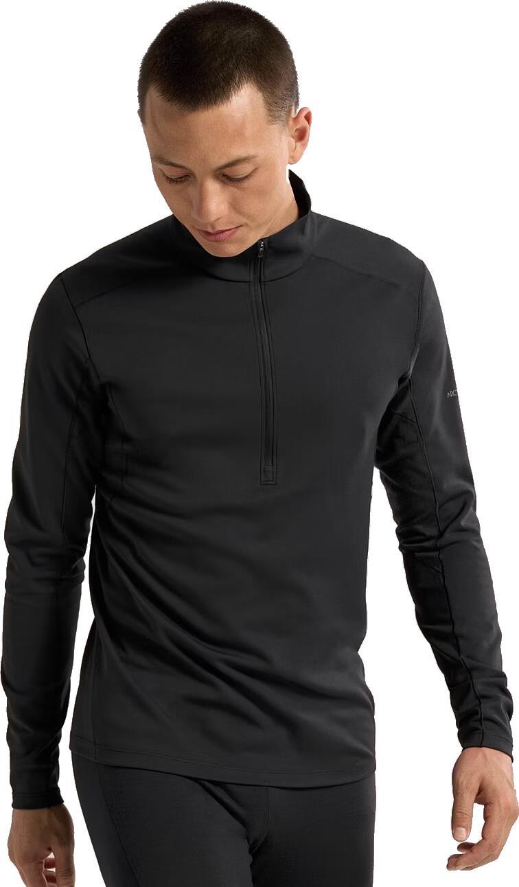 Rho Hybrid 1/2 Zip - Mens - Black 2