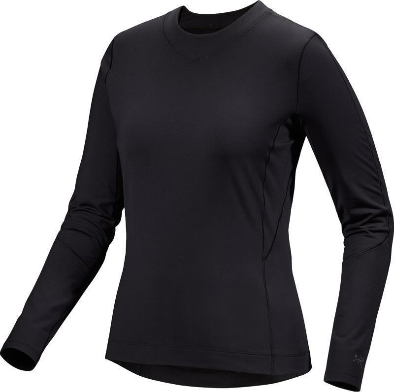 Rho LS Crew - Womens - Black 1