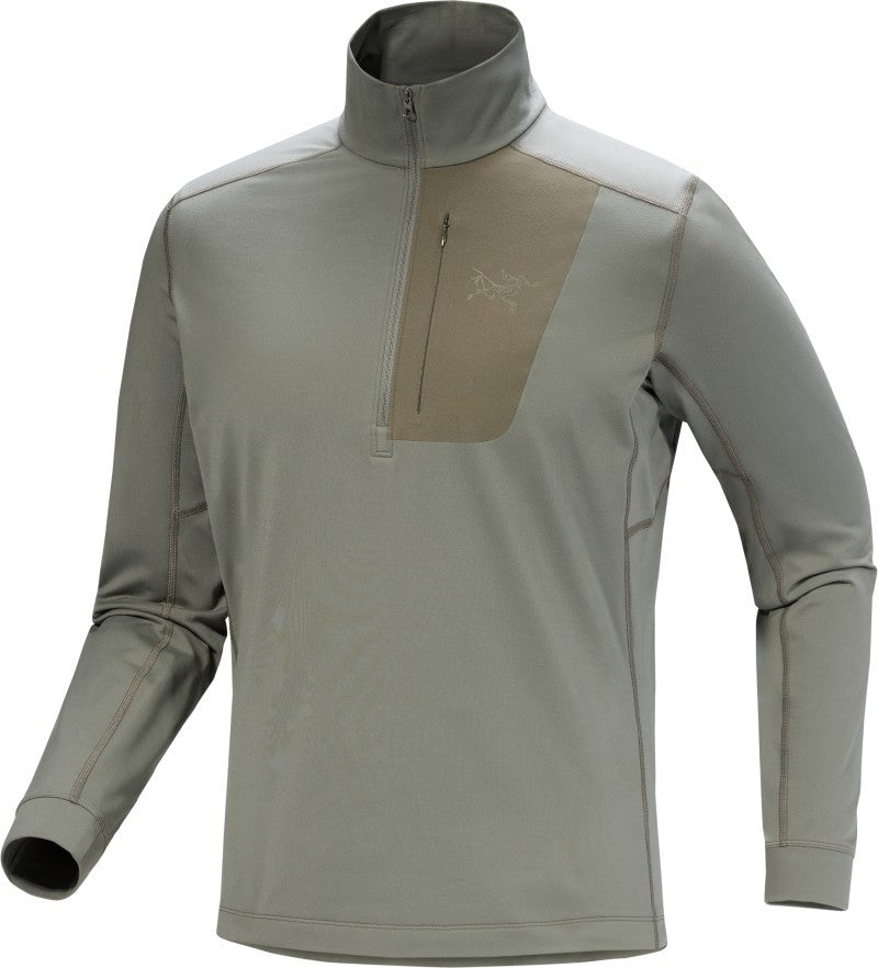 Rho LT Zip Neck - Mens - forage / tatsu 1