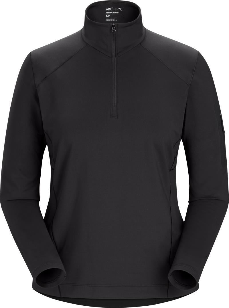 Rho LT Zip Neck - Womens - Black 1
