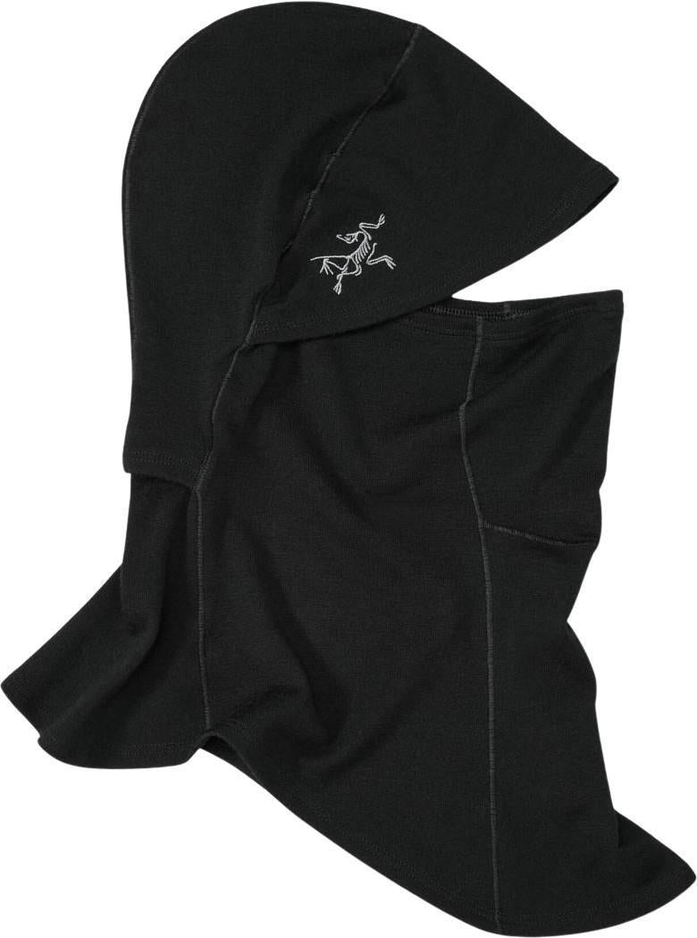 Rho Lightweight Wool Balaclava - black 1