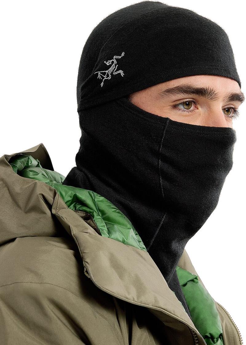 Rho Lightweight Wool Balaclava - black 1