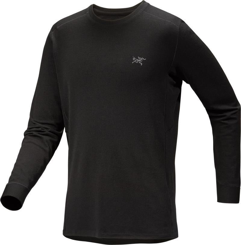 Rho Merino Wool Crew Neck - Mens - Black 1