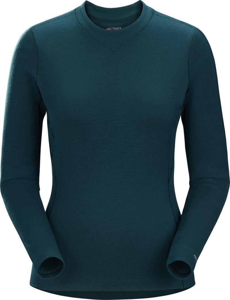 Rho Merino Wool LS Crew - Womens - Labyrinth 1