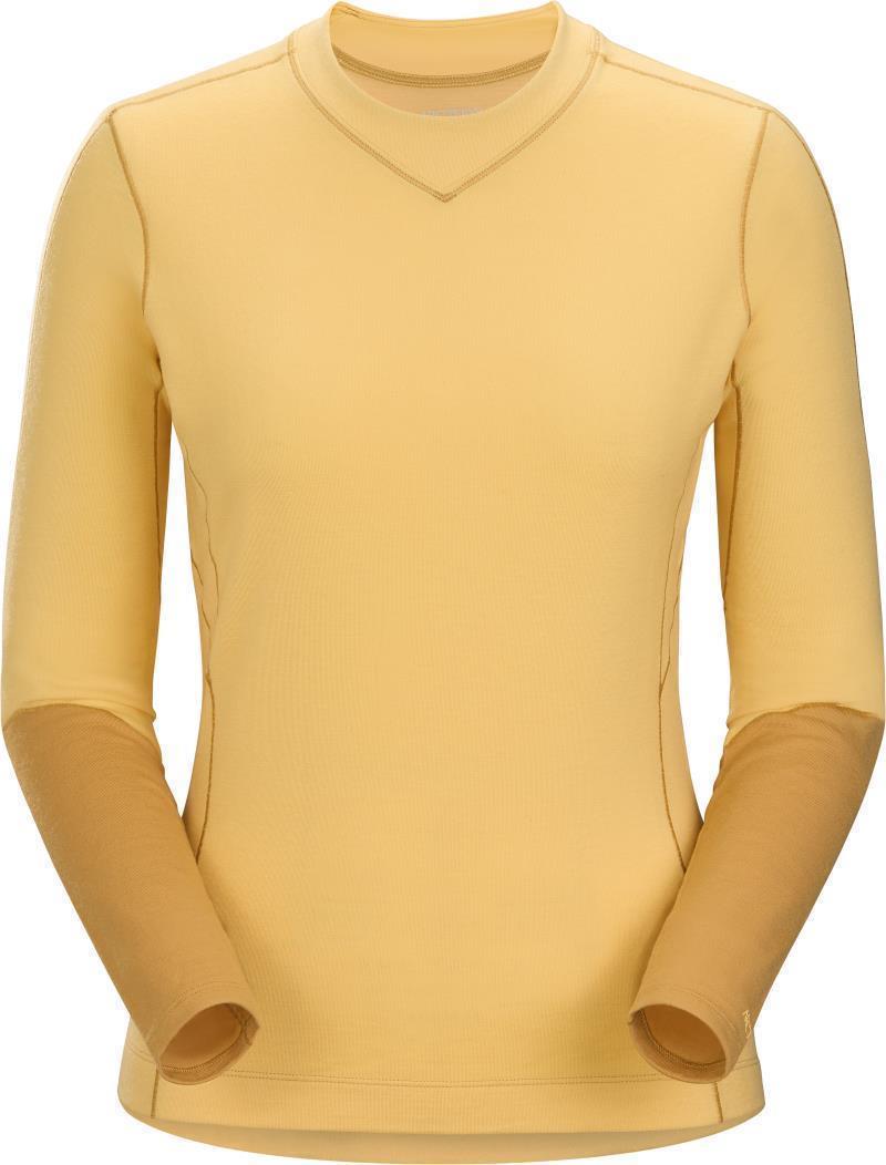 Rho Merino Wool LS Crew - Womens - Sunstone / Retreat 1