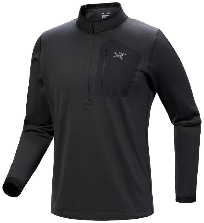 Rho SV Zip Neck - Mens - black 1