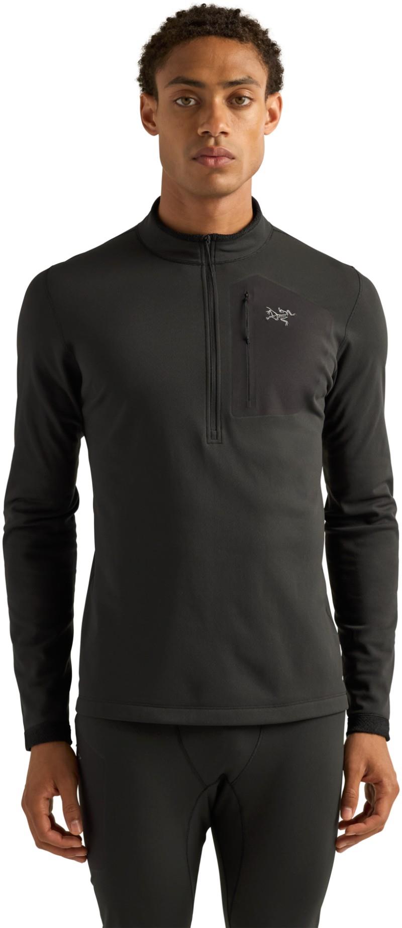 Rho SV Zip Neck - Mens - black 1