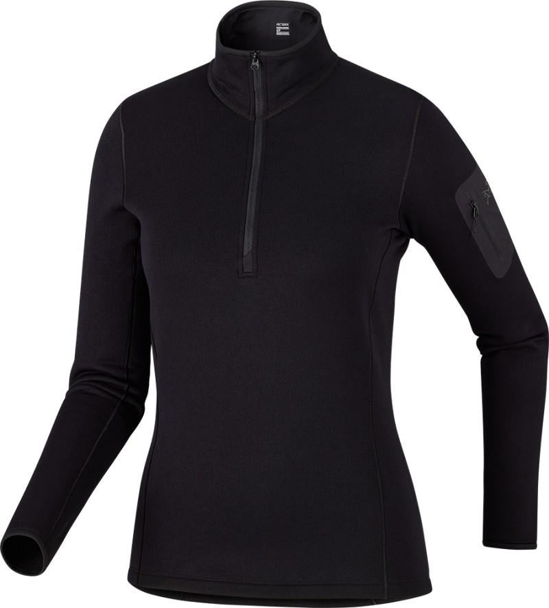 Rho SV Zip Neck - Womens - black 1