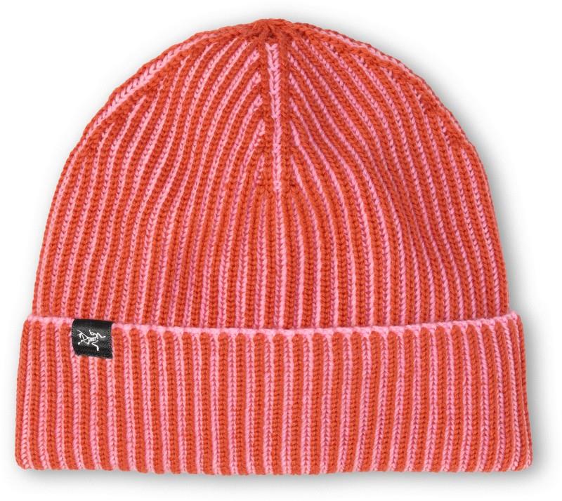 Ribbed Toque - stone red / pineberry 1