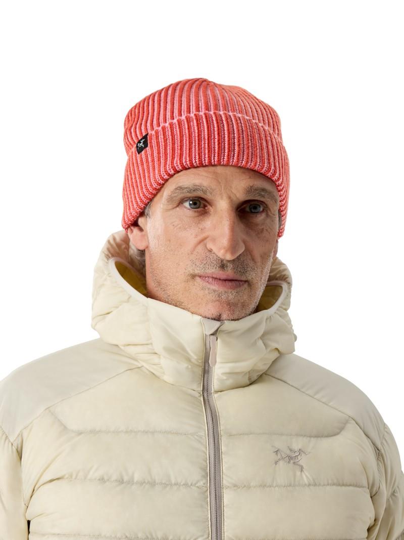 Ribbed Toque - stone red / pineberry 1
