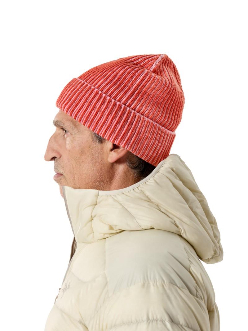 Ribbed Toque - stone red / pineberry 1