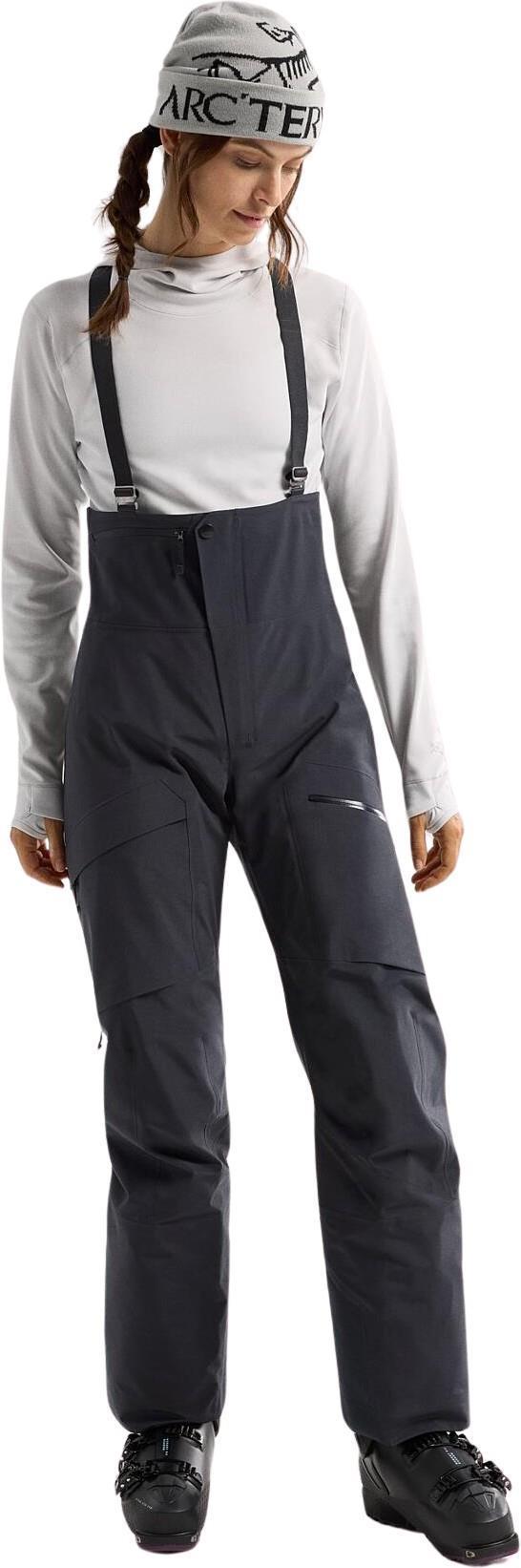 Rush Bib Pants, Reg - Womens - Black 2