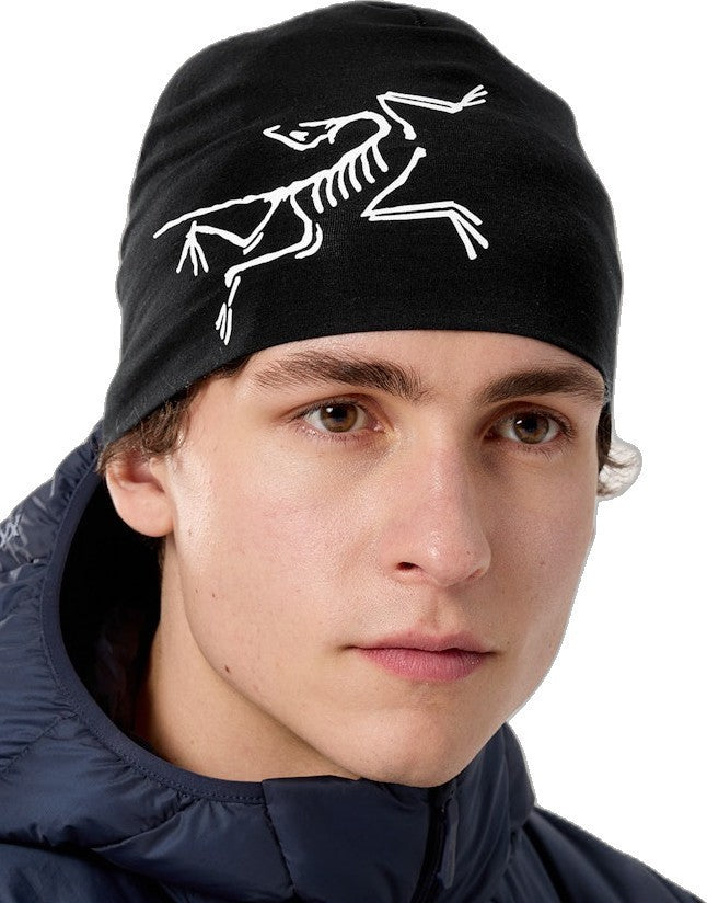 Satoro Merino Toque - black / arctic silk 1