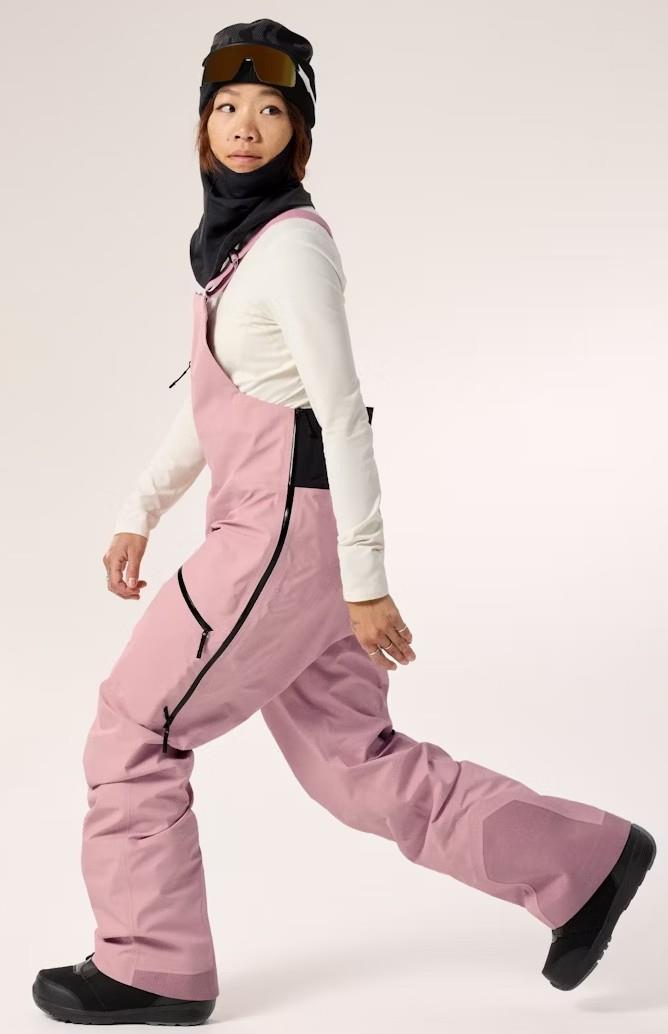Sentinel Bib Pants, Reg - Womens - bliss / black 1
