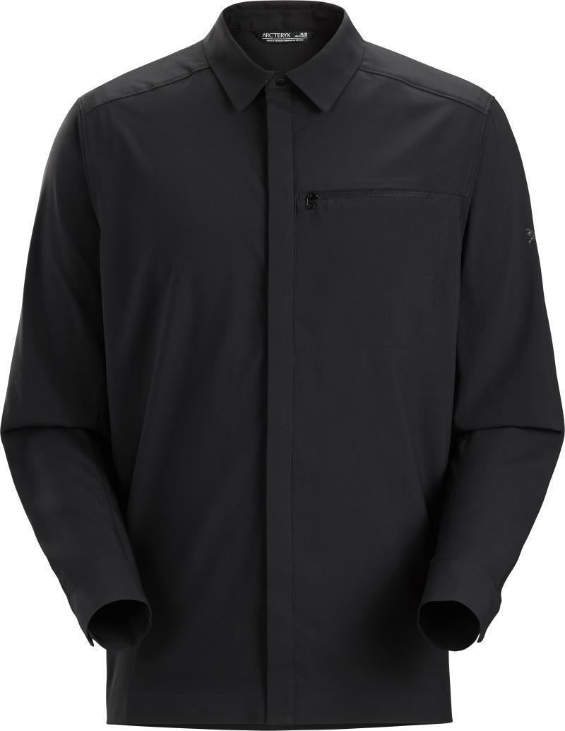 Skyline LS Shirt - Melange - Mens - Black Heather 1
