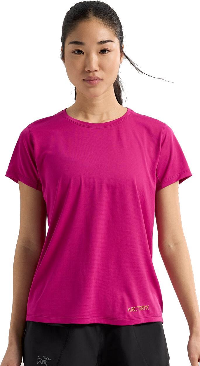 Taema ArcBird Crew SS - Womens - Amaranthus Heather 2