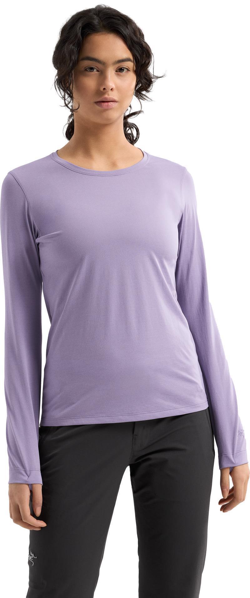 Taema Crew LS - Womens - Velocity Heather 2