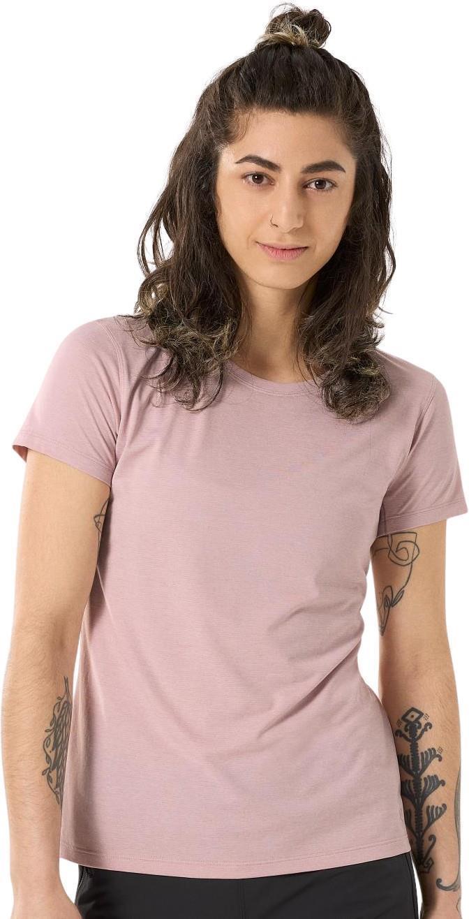 Taema Crew SS - Womens - Alpine Rose Heather 2