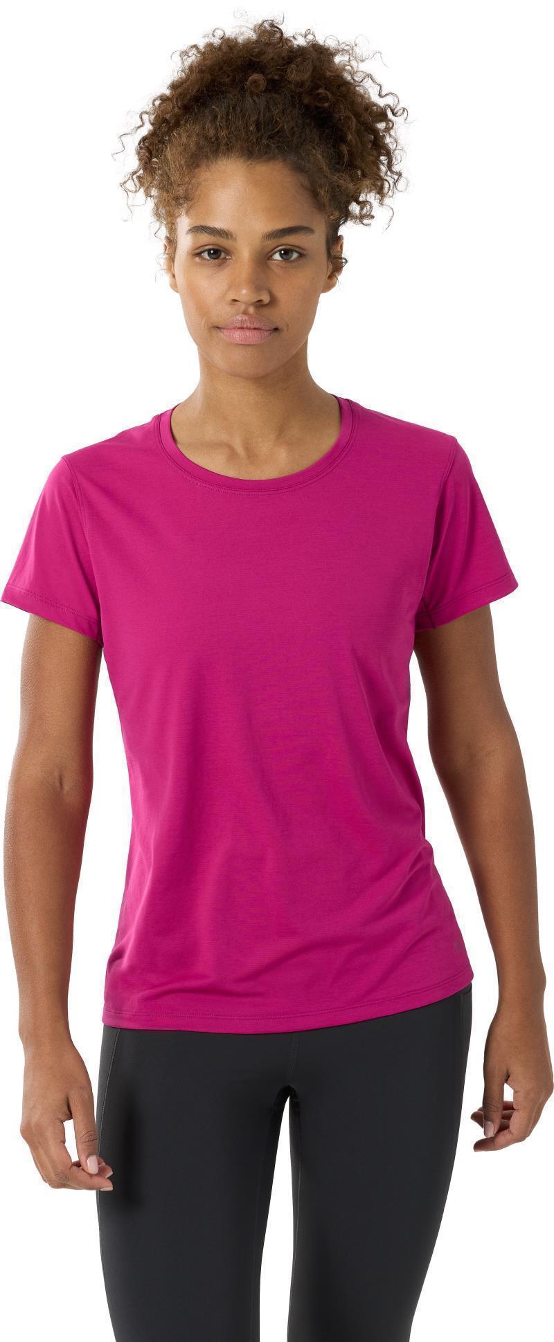 Taema Crew SS - Womens - Amaranthus Heather 2