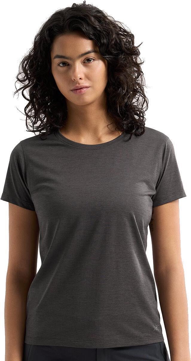 Taema Crew SS - Womens - Black Heather 2