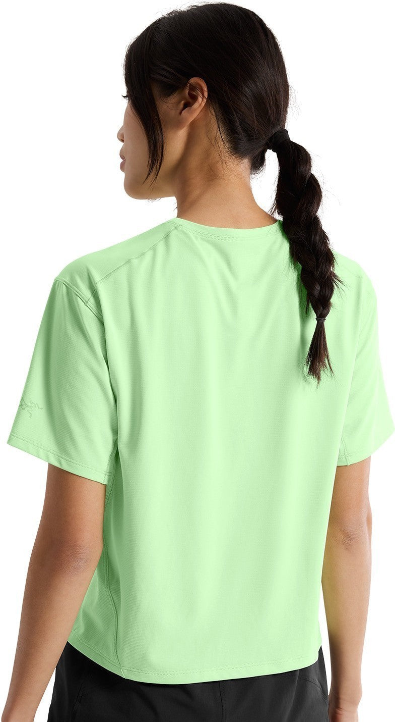 Taema Crop SS - Womens - phosphorescent heather 1
