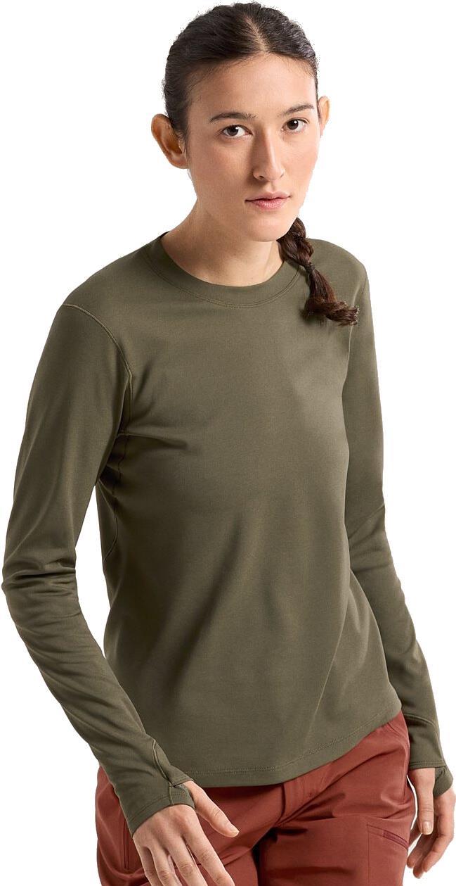 Taema Thermal Crew LS - Womens - tatsu heather 1