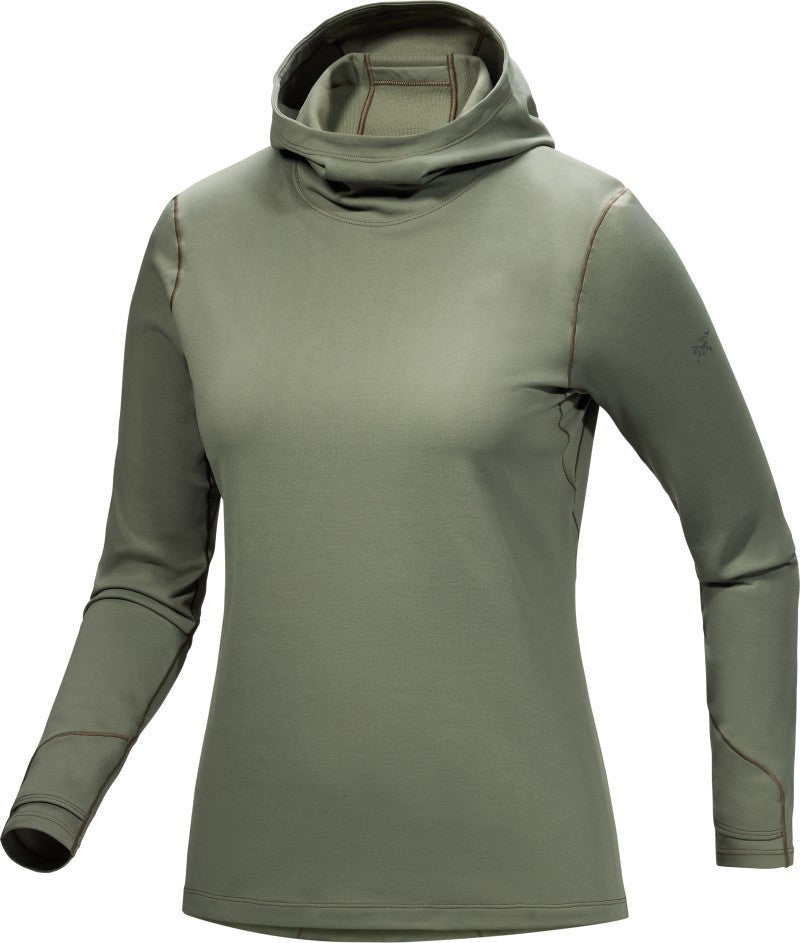 Taema Thermal Hoody - Womens - forage heather 1