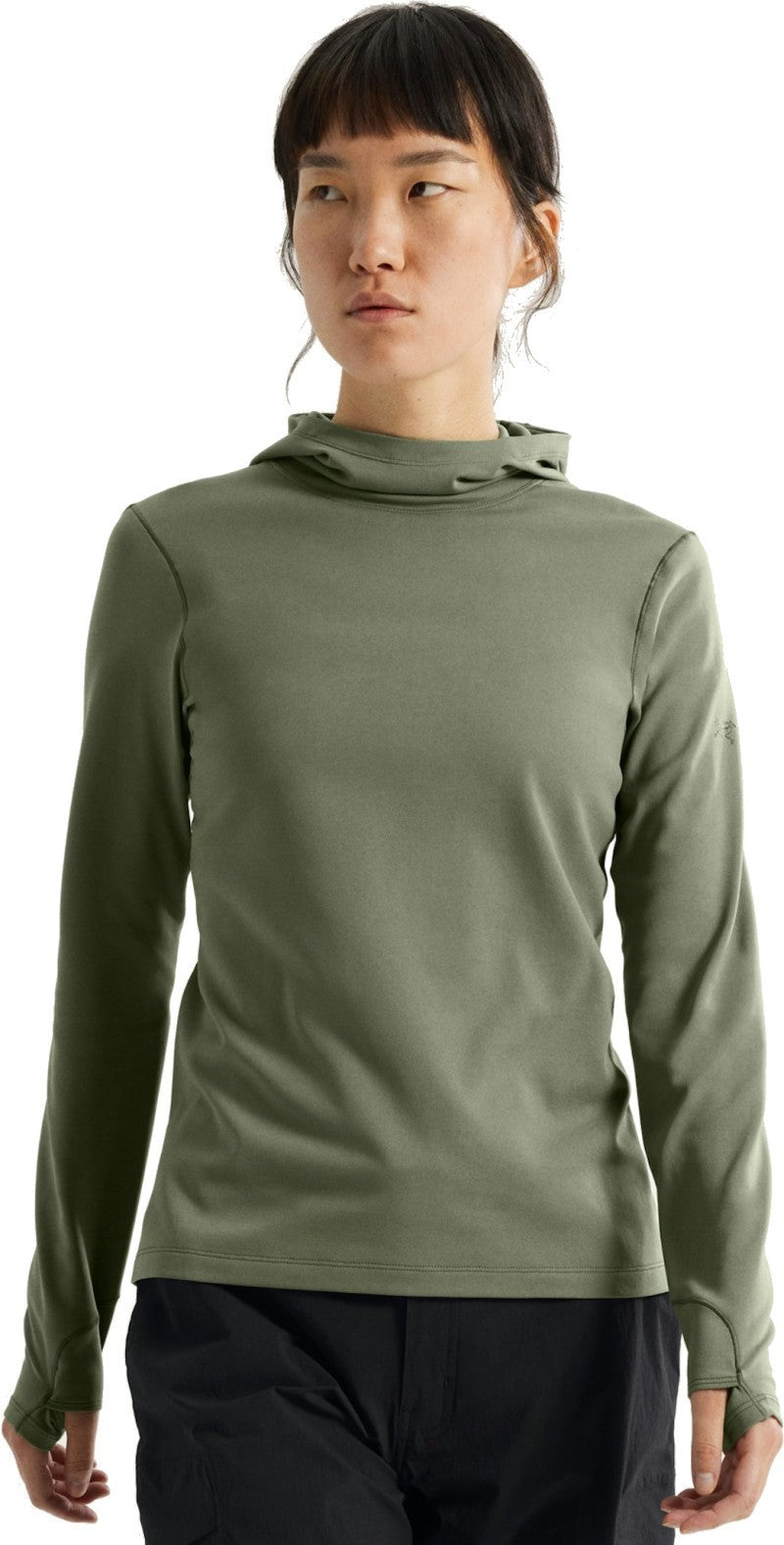 Taema Thermal Hoody - Womens - forage heather 1