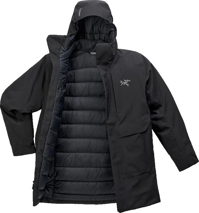 Therme Down Parka - Mens - black 1