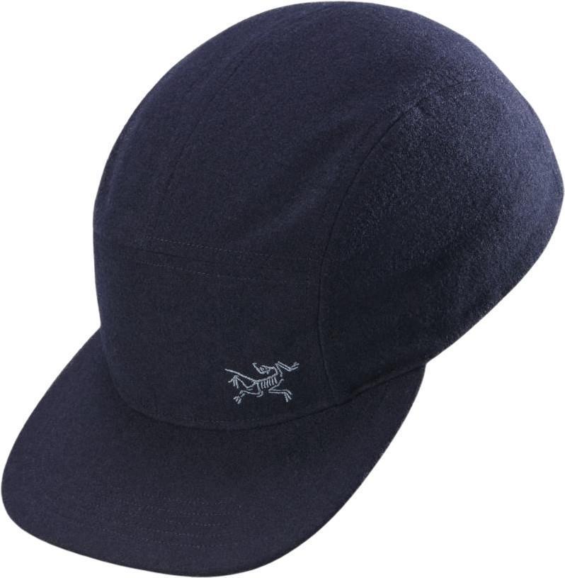 Wool Calidum 5 Panel Hat - black sapphire 1