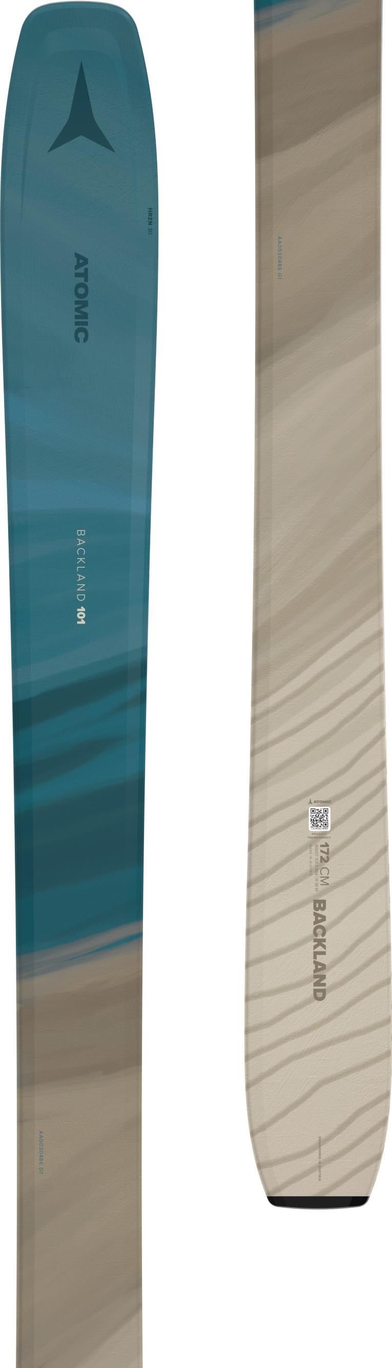 Backland 101 Skis - Womens - blue / sand 1