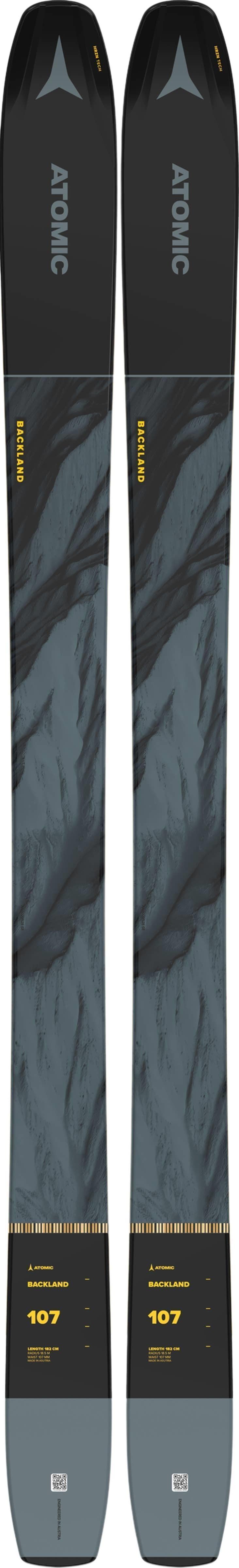 Backland 107 Skis - Mens - black / metalic blue 1