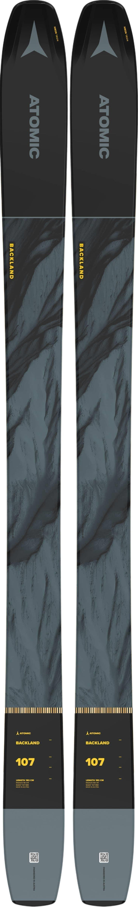 Backland 107 Skis - Mens - black / metalic blue 1