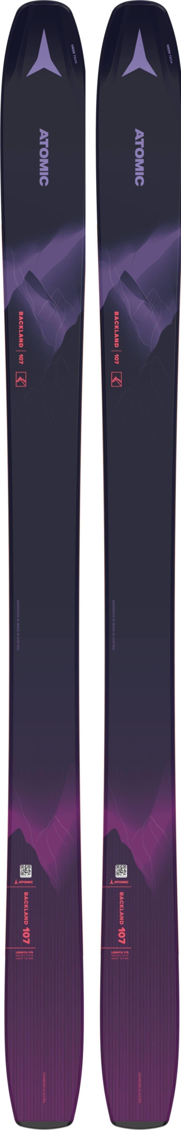 Backland 107 Skis - Womens - Purple / Berry 1
