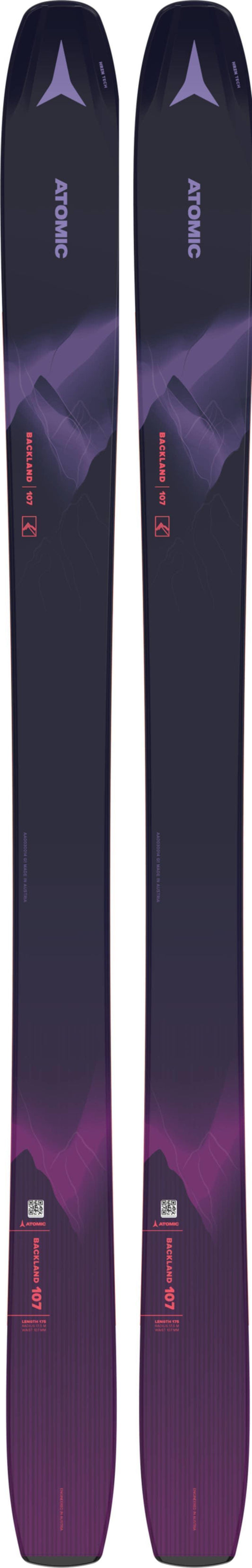 Backland 107 Skis - Womens - Purple / Berry 1