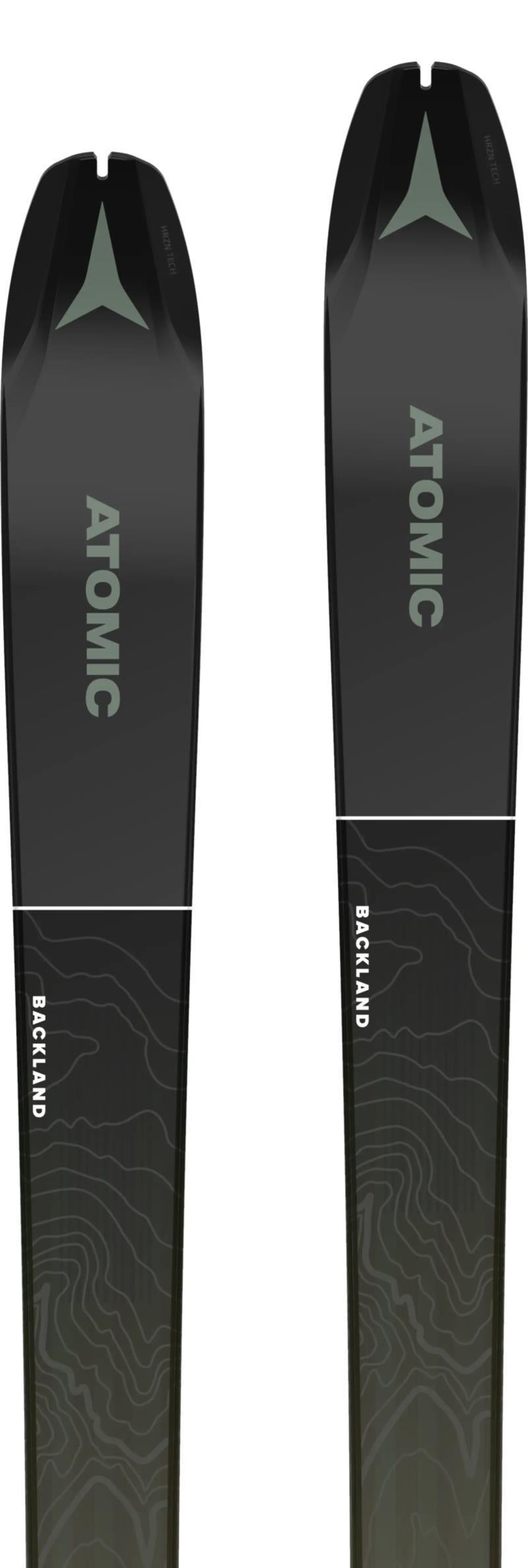 Backland 95 Skis - Black / Green 2