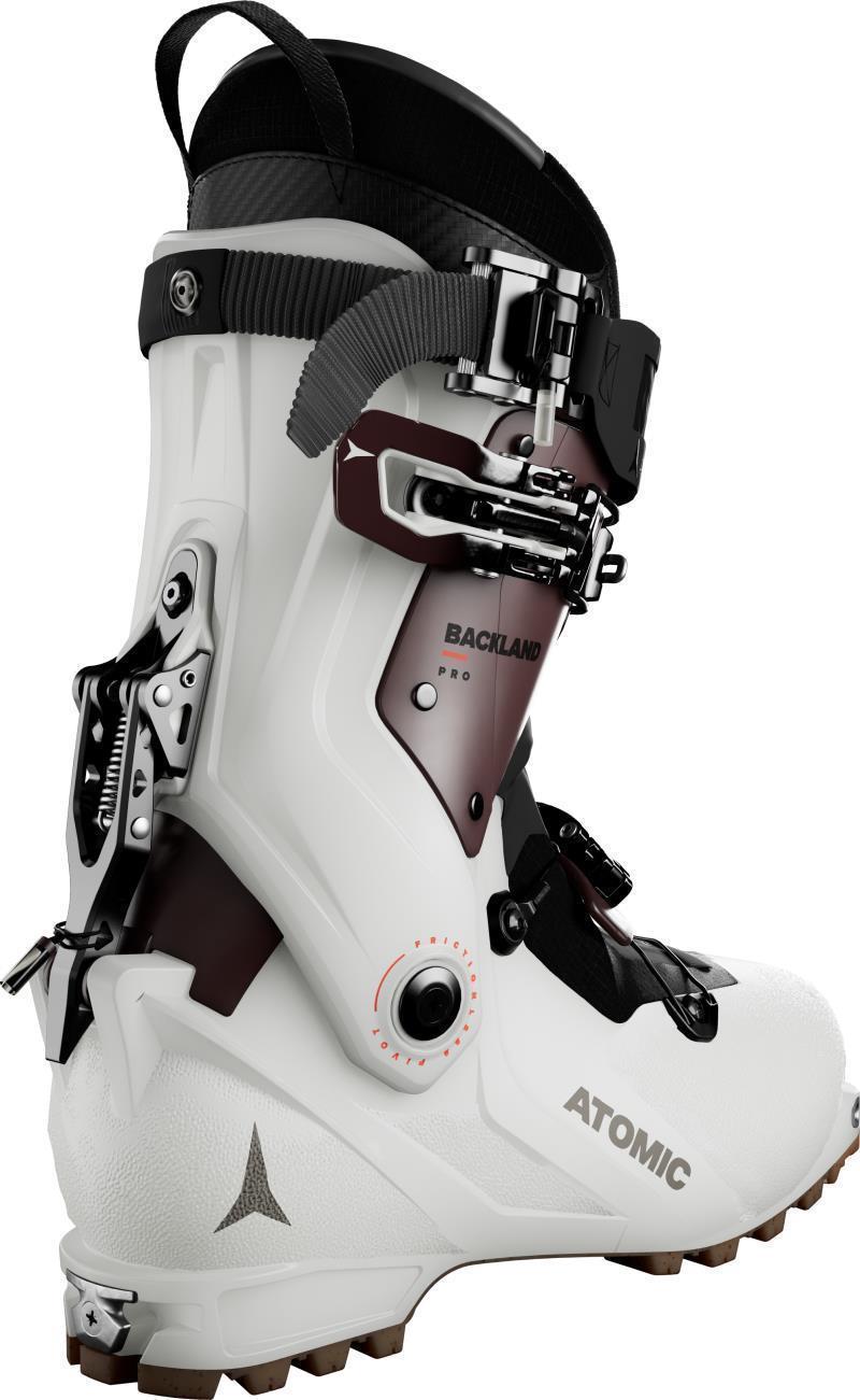 Backland Pro Ski Boots - Womens - White / Rust / Black 2