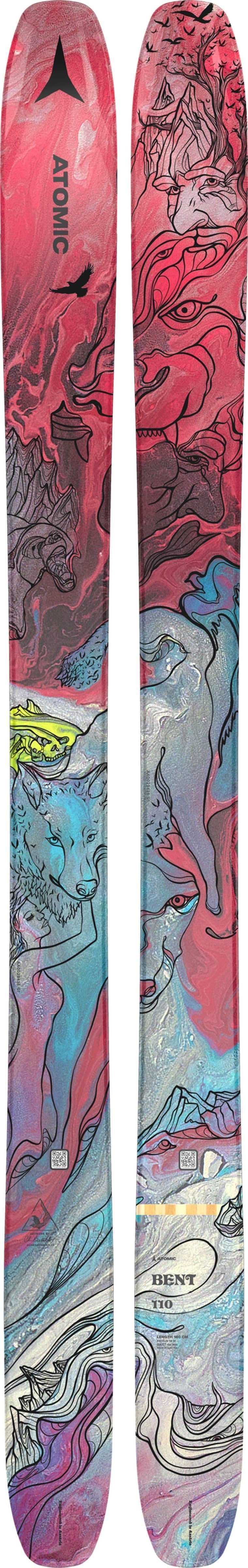Bent 110 Skis - Mens - Red Metalic / Blue 1