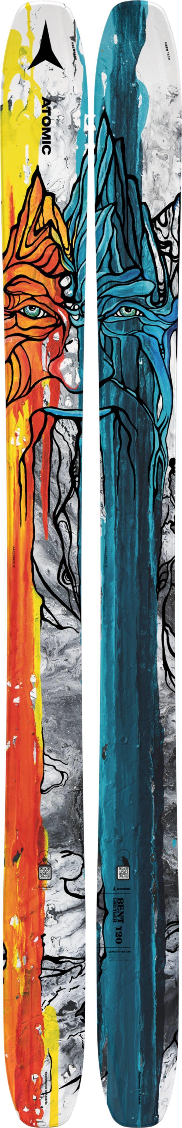 Bent Chetler 120 Skis - Blue / Yellow 1