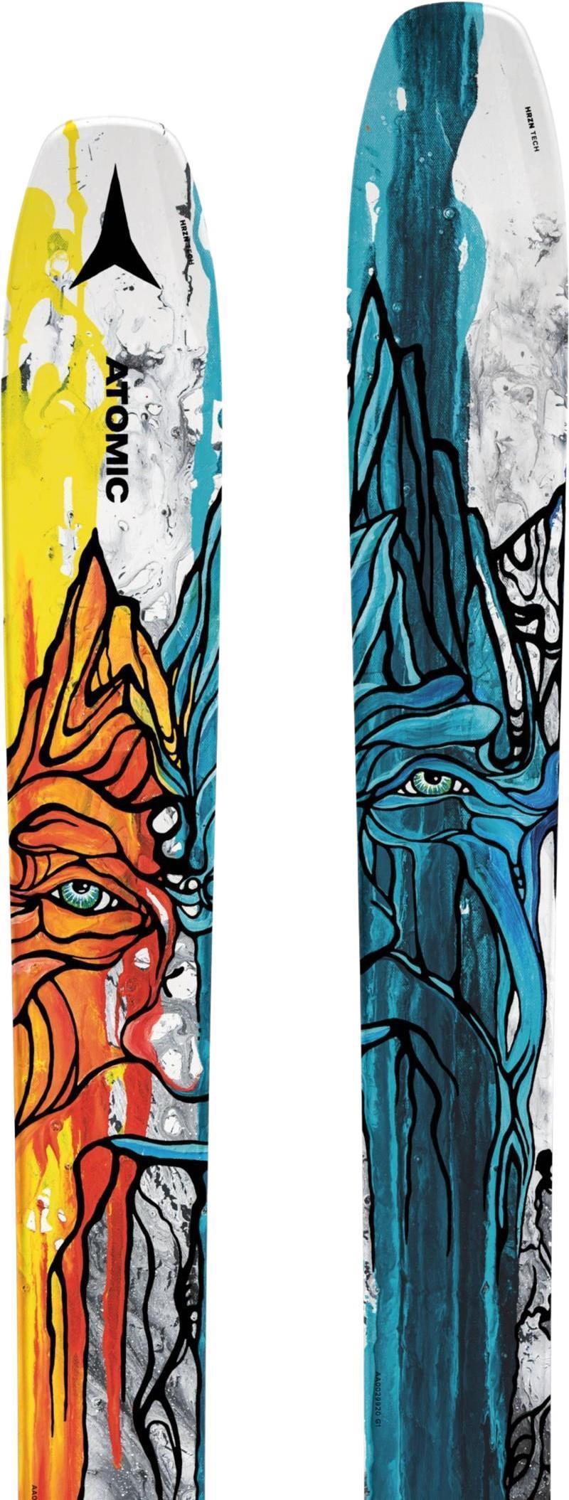 Bent Chetler 120 Skis - Blue / Yellow 2