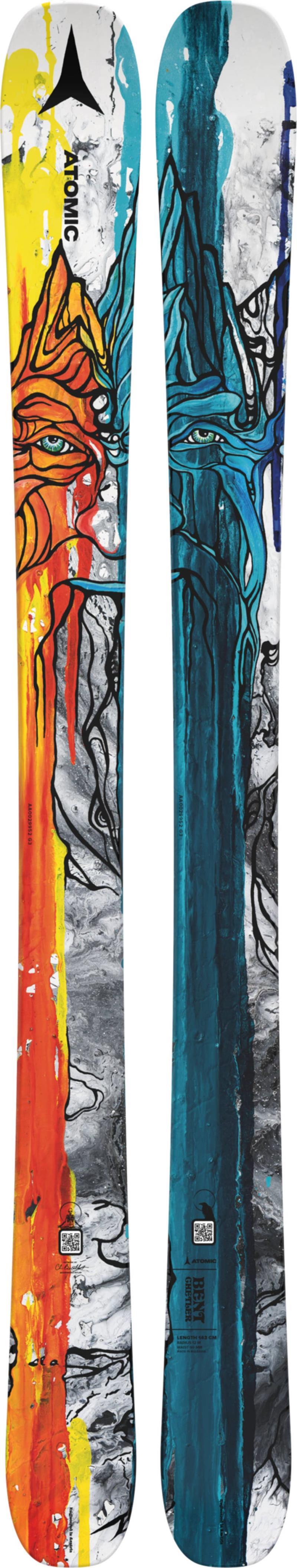 Bent Chetler Mini 153-163 Skis - Junior - Blue / Yellow 1