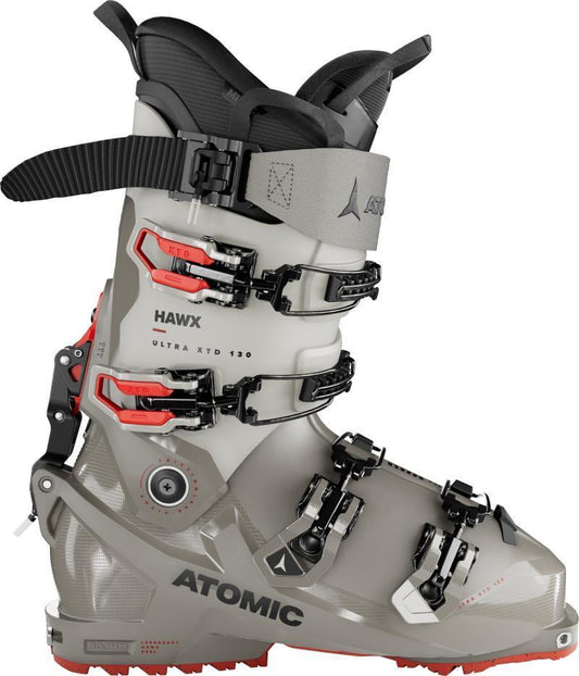 Hawx Ultra XTD 130 GW Ski Boots - Cement / Stone / Red 1