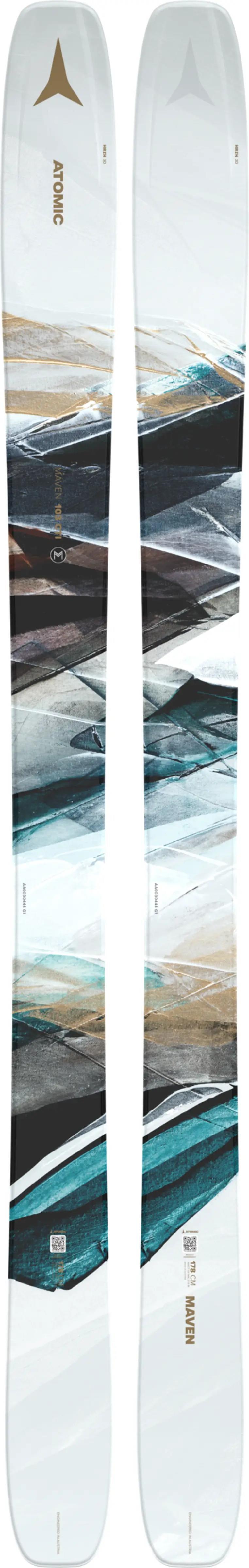 Maven 103 CTI Skis - Womens - white / anthracite / gold 1