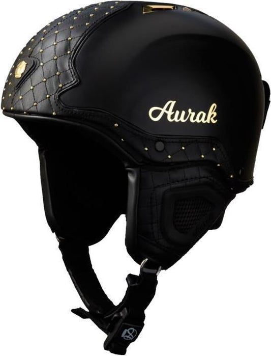 777 Helmet - black / gold studs 1