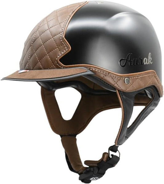 Chevel Helmet - cream / camel leather retro 1